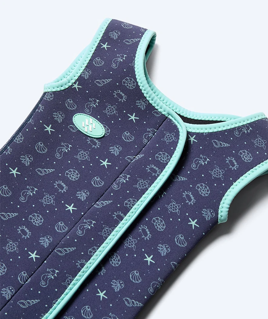 Watery pianka do pływania dla dzieci - Baia Shorty - Atlantic Turquoise - Image 12