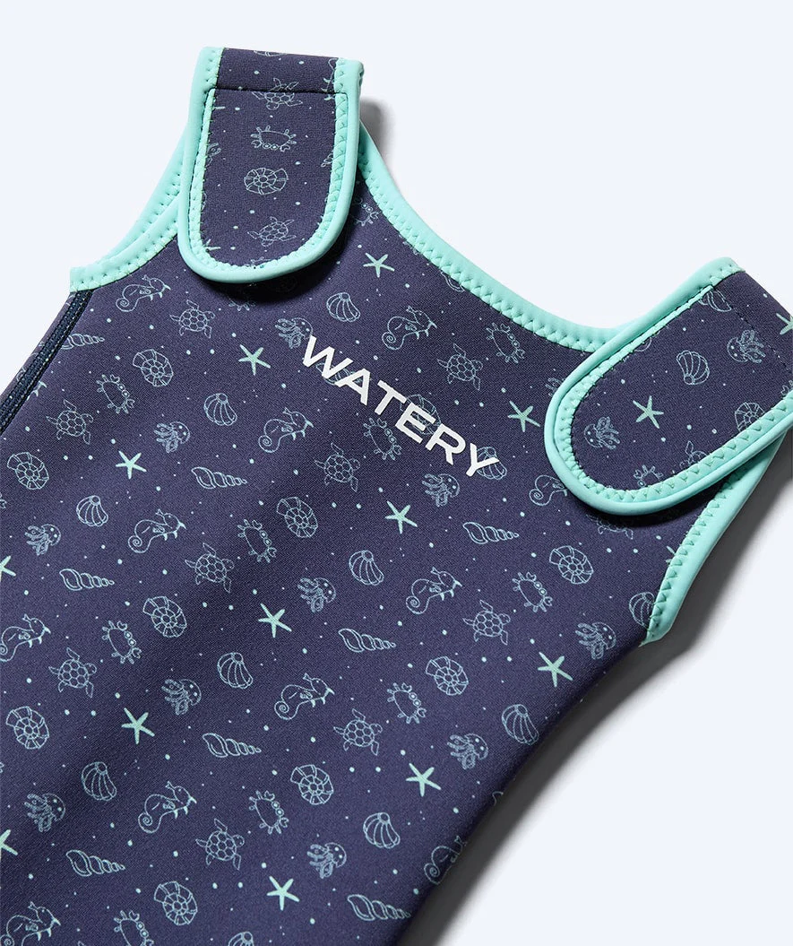 Watery pianka do pływania dla dzieci - Baia Shorty - Atlantic Turquoise - Image 14