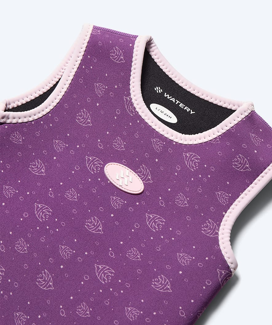 Watery pianka do pływania dla dzieci - Baia Wrap - Atlantic Purple - Image 9