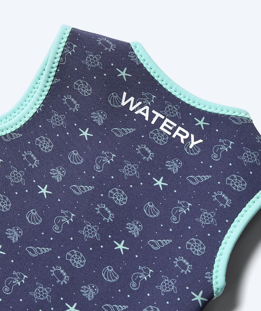 Watery pianka do pływania dla dzieci - Baia Wrap - Atlantic Turquoise - Image 9
