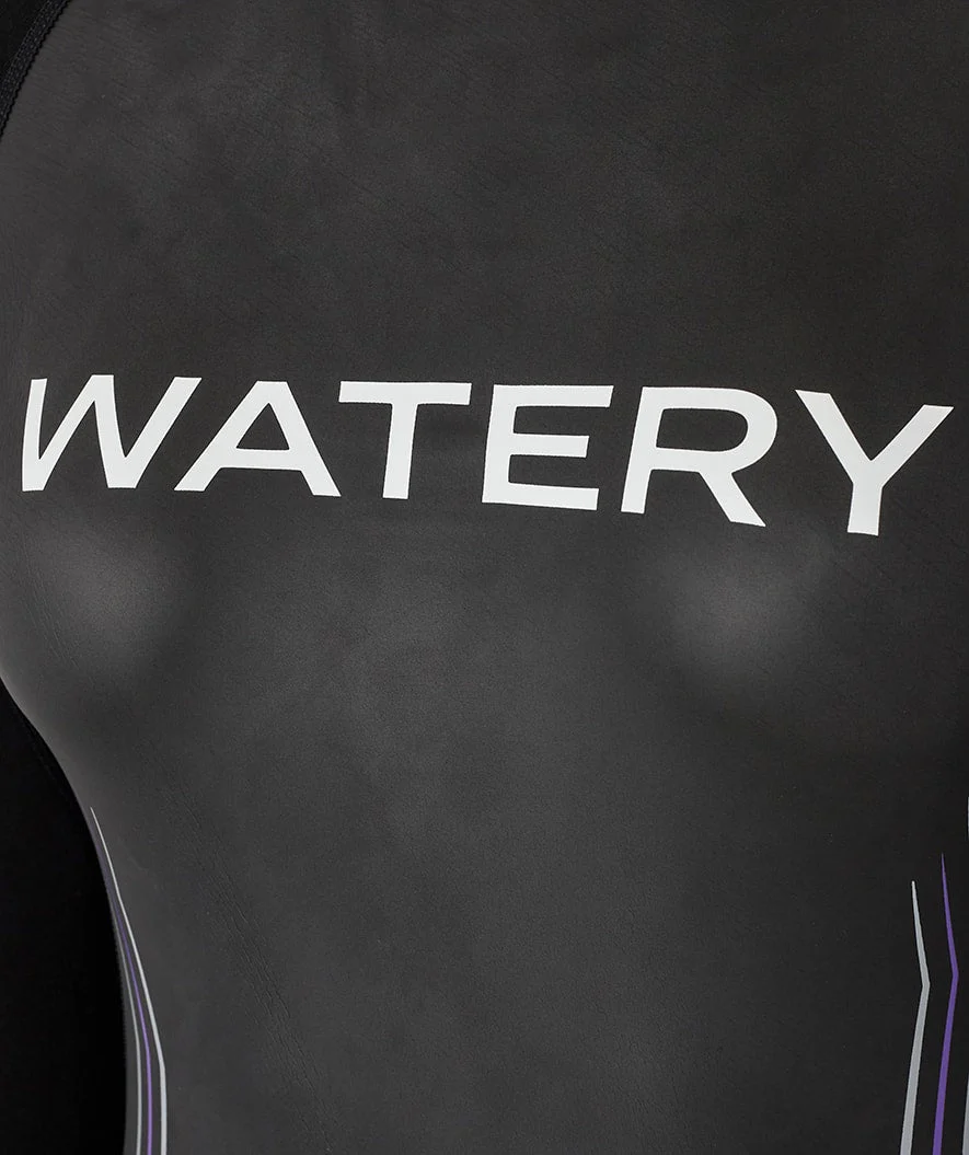 Watery pianka do pływania dla kobiet - Reptile Core - Czarny/Fioletowy - Image 13