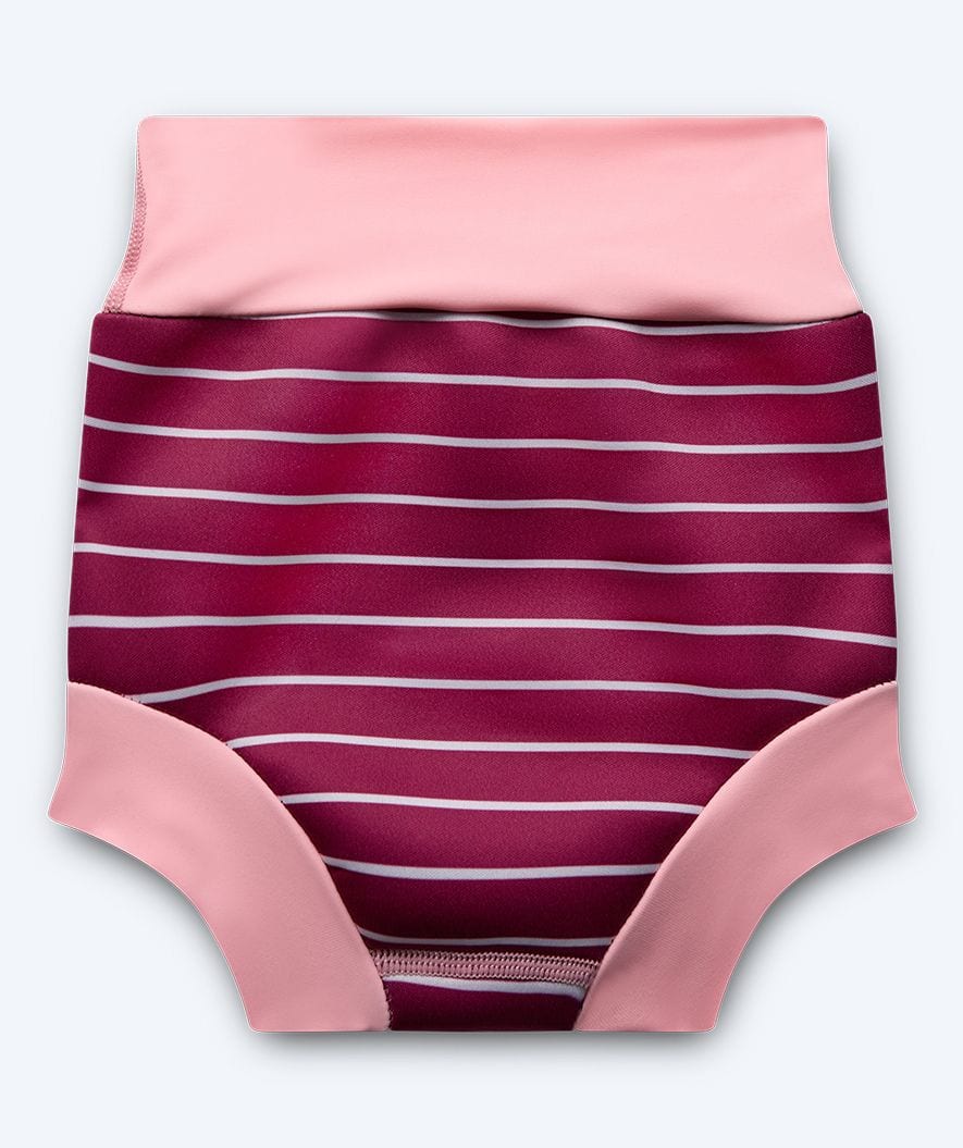 Watery pieluszka do pływania dla dzieci - Neoprene Swim Nappy - Nordic Pink Stripes - Image 2