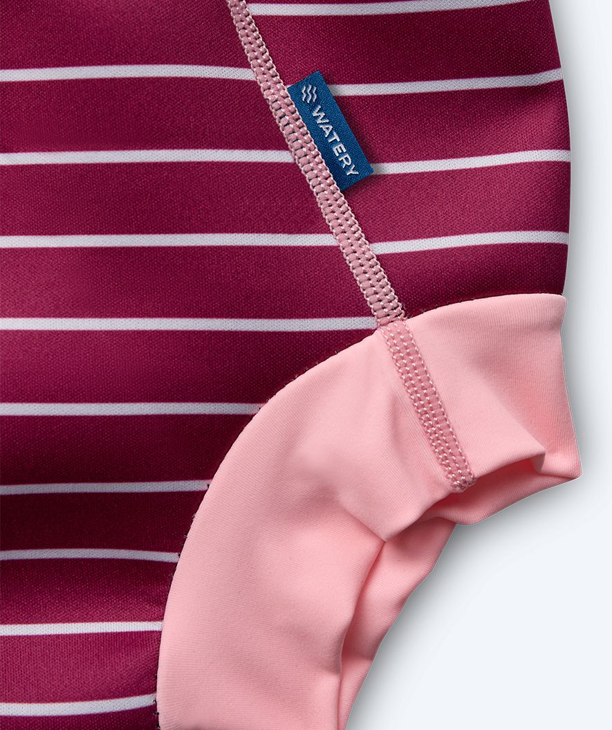 Watery pieluszka do pływania dla dzieci - Neoprene Swim Nappy - Nordic Pink Stripes - Image 5