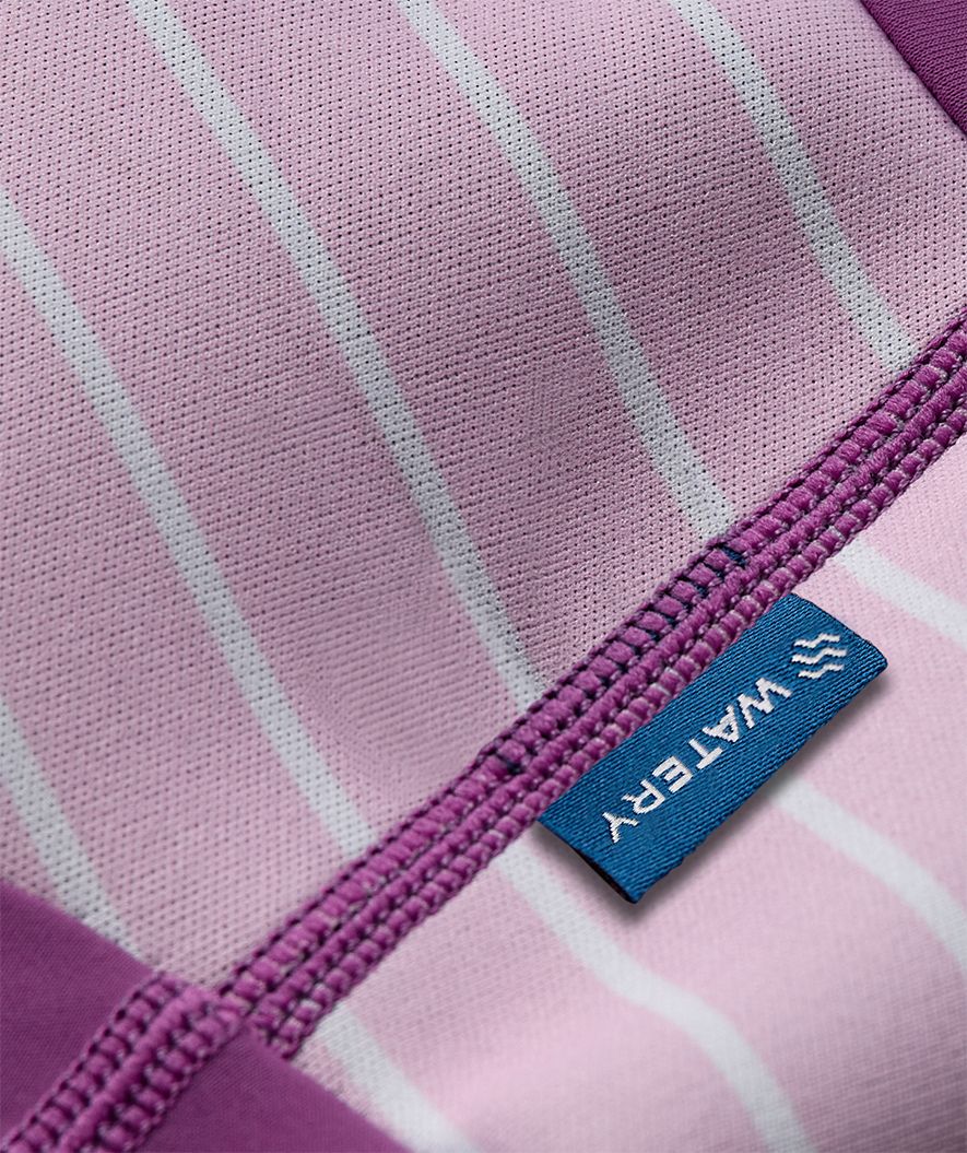 Watery pieluszka do pływania dla dzieci - Neoprene Swim Nappy - Purple Stripes - Image 6