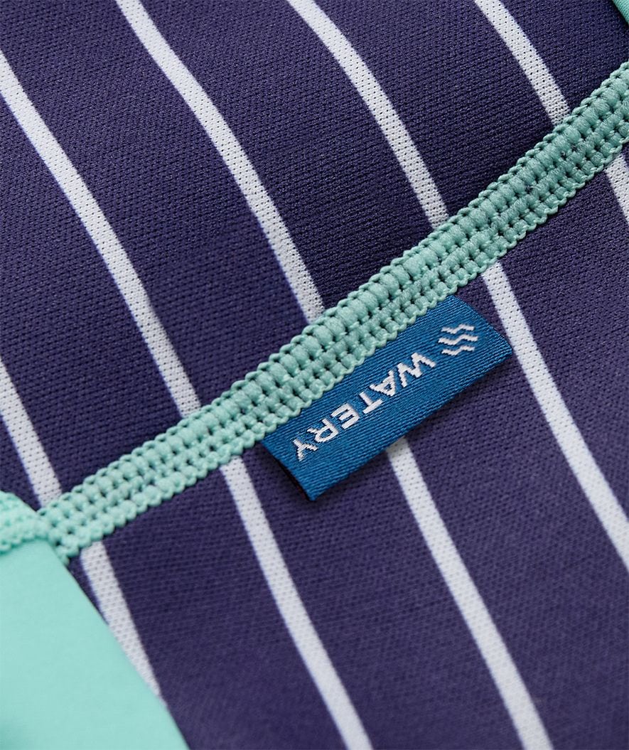 Watery pieluszka do pływania dla dzieci - Neoprene Swim Nappy - Turquoise Stripes - Image 9