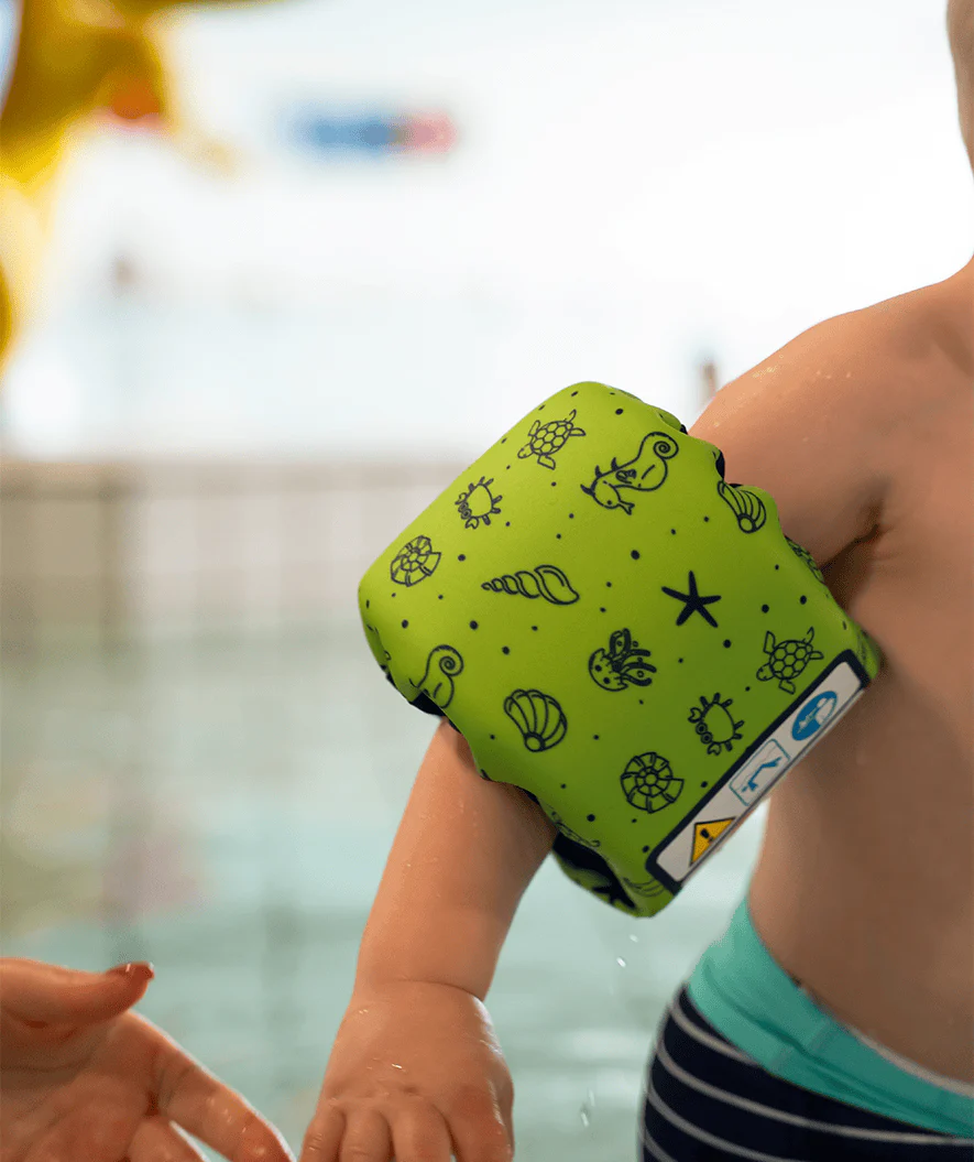 Watery rękawki do pływania dla dzieci - Splashy (11-30kg) - Zielony - Image 6