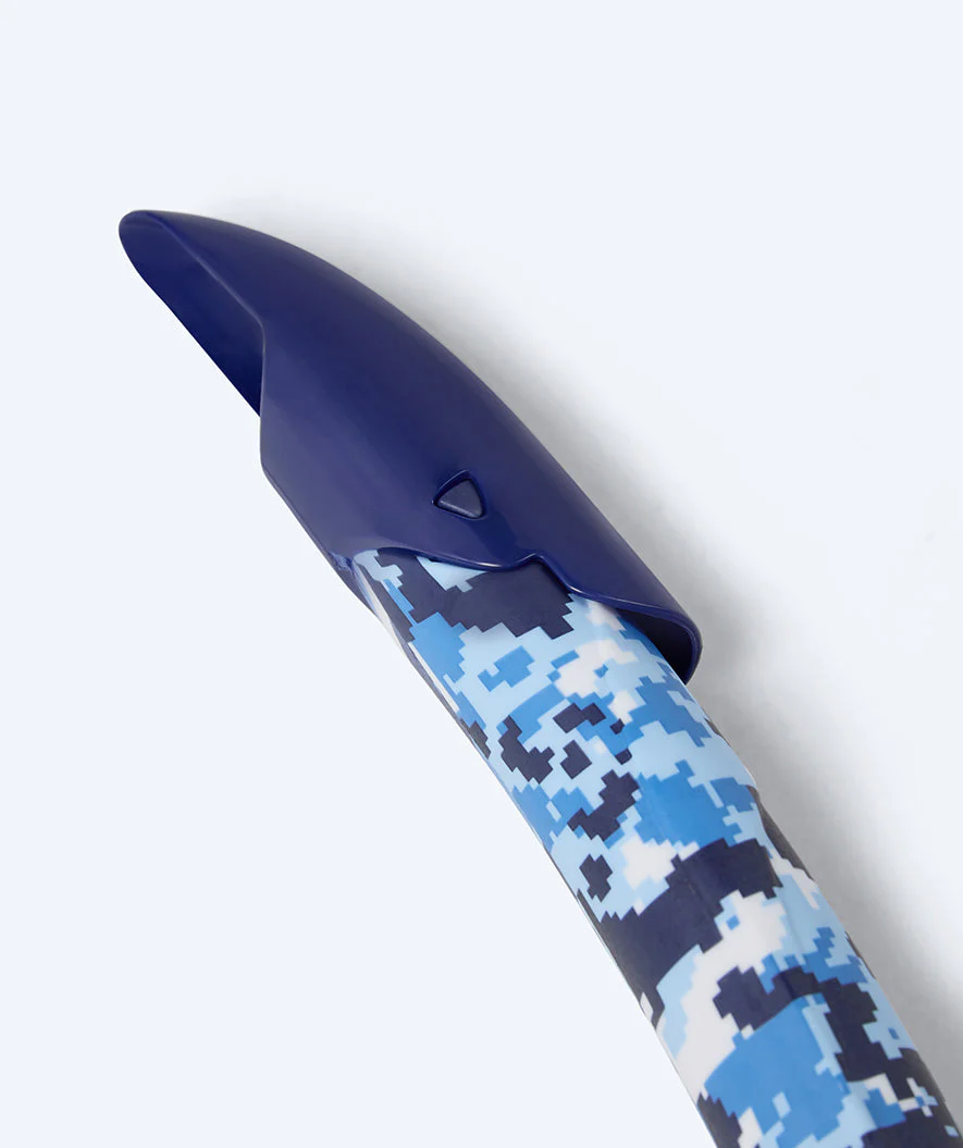 Watery fajka do snorkelingu dla dorosłych (12+) - Rudder Camo - Ciemnoniebieski - Image 3