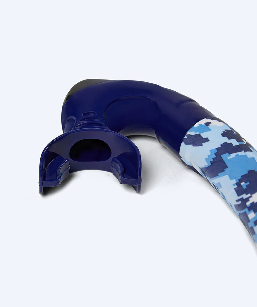 Watery fajka do snorkelingu dla dorosłych (12+) - Rudder Camo - Ciemnoniebieski - Image 4