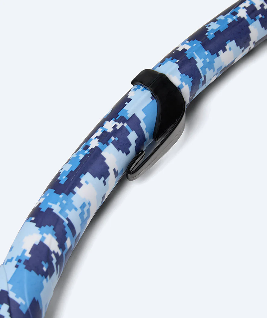 Watery fajka do snorkelingu dla dorosłych (12+) - Rudder Camo - Ciemnoniebieski - Image 5