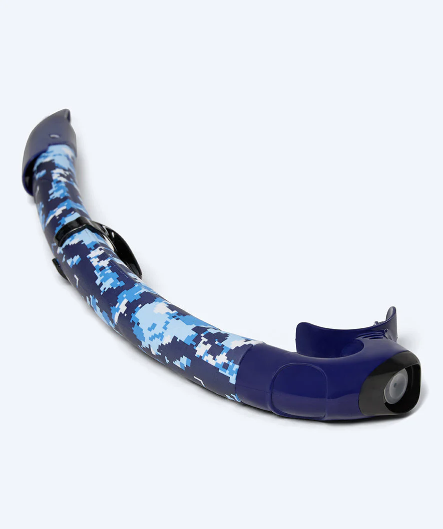 Watery fajka do snorkelingu dla dorosłych (12+) - Rudder Camo - Ciemnoniebieski - Image 6