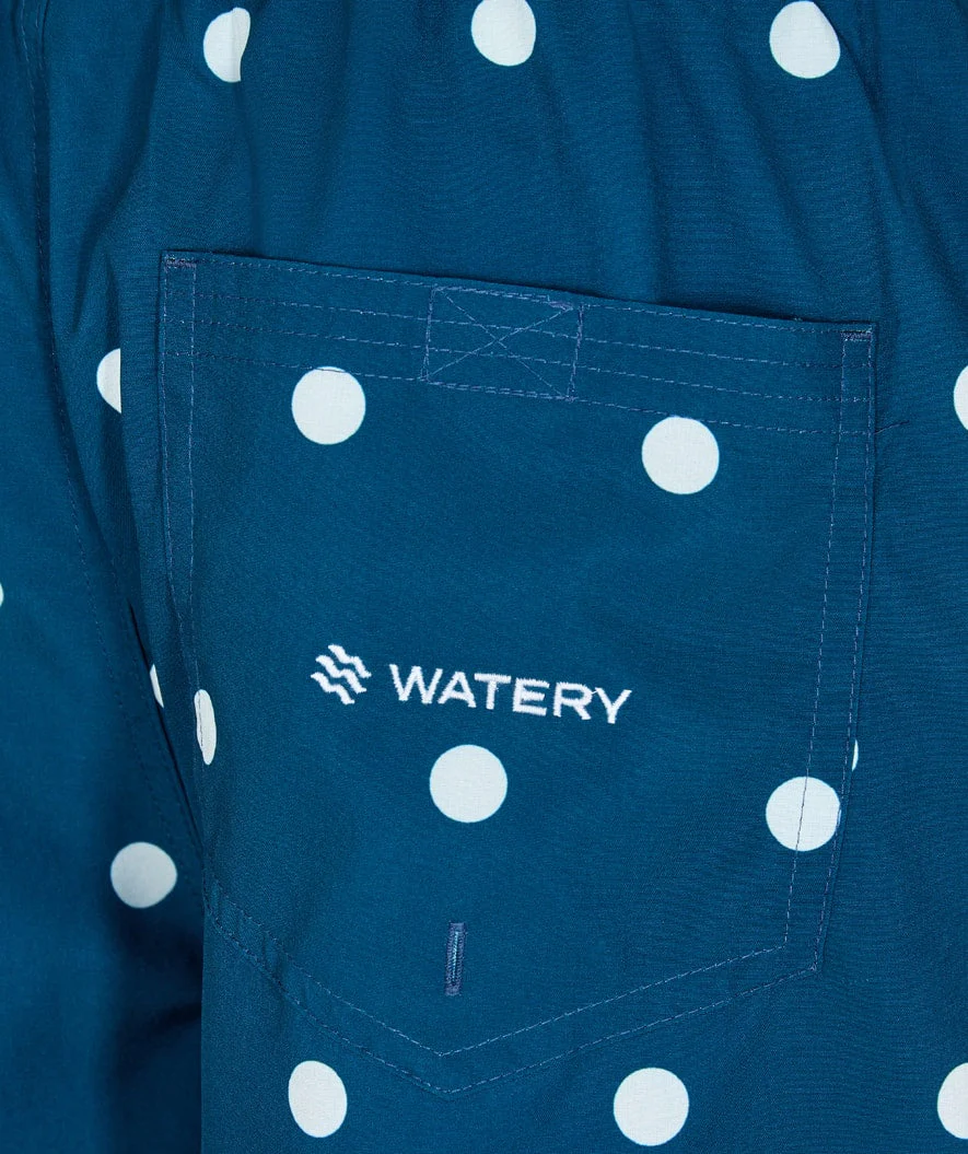 Watery spodenki plażowe dla mężczyzn - Clifford Eco - Ciemnoniebieski/Biały - Image 10