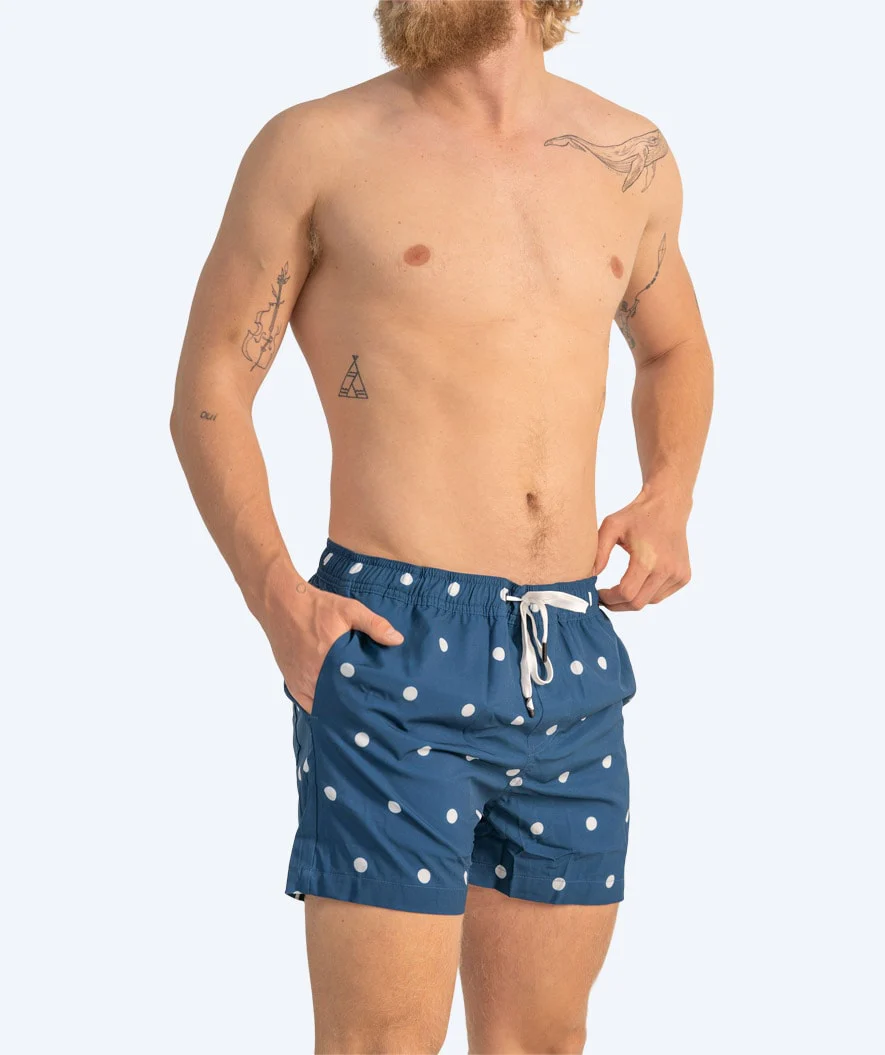 Watery spodenki plażowe dla mężczyzn - Clifford Eco - Ciemnoniebieski/Biały - Image 3