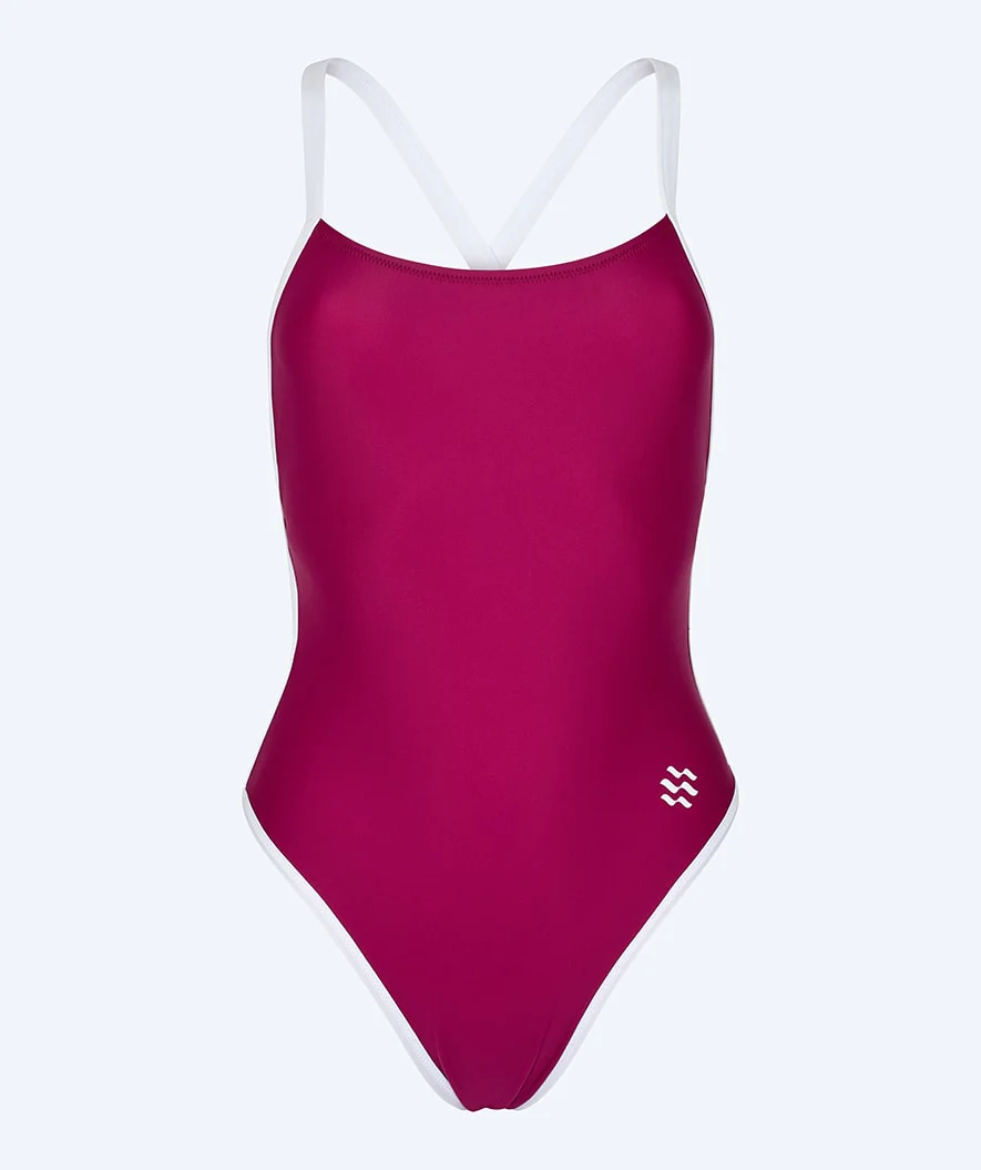 Watery strój kąpielowy dla kobiet - Eco Sunkissed Solid - Ruby Red - Image 3