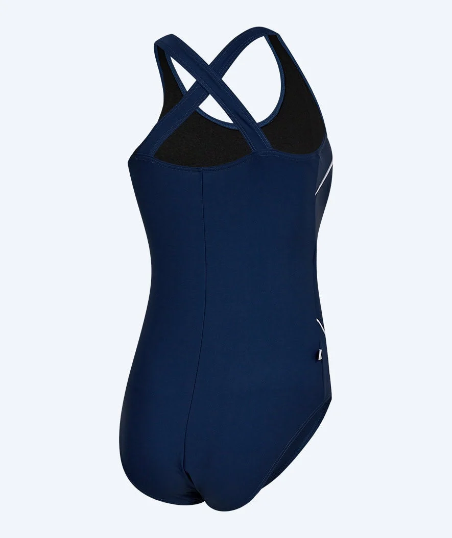 Watery strój kąpielowy dla kobiet plus size - Kaito - Ciemnoniebieski/biały - Image 7