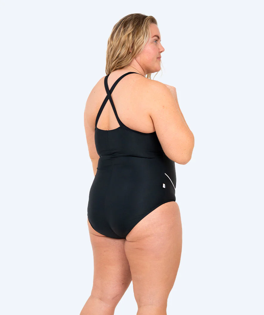 Watery strój kąpielowy dla kobiet plus size - Kaito - Czarny/biały - Image 4