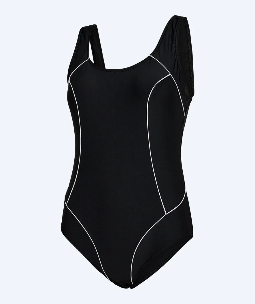Watery strój kąpielowy dla kobiet plus size - Tamaya U-Back - Czarny/biały - Image 6