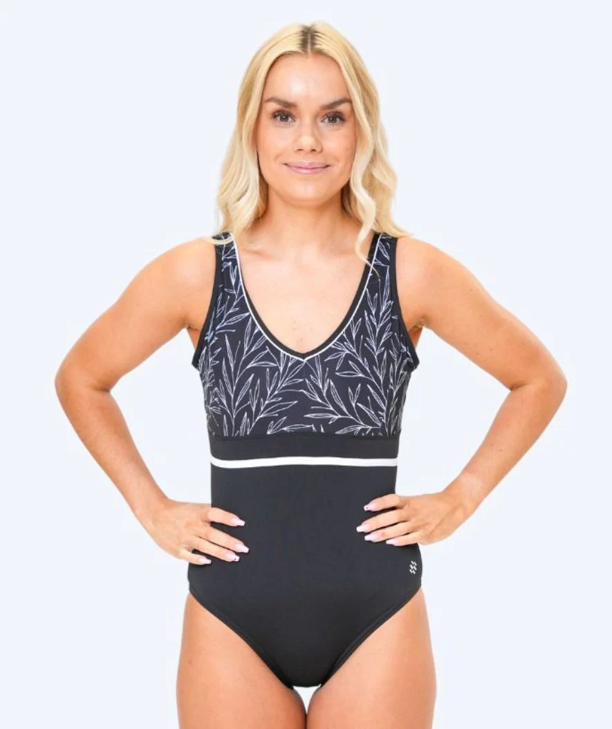 Watery strój kąpielowy dla kobiet plus size - Vivien - Czarny/biały - Image 3