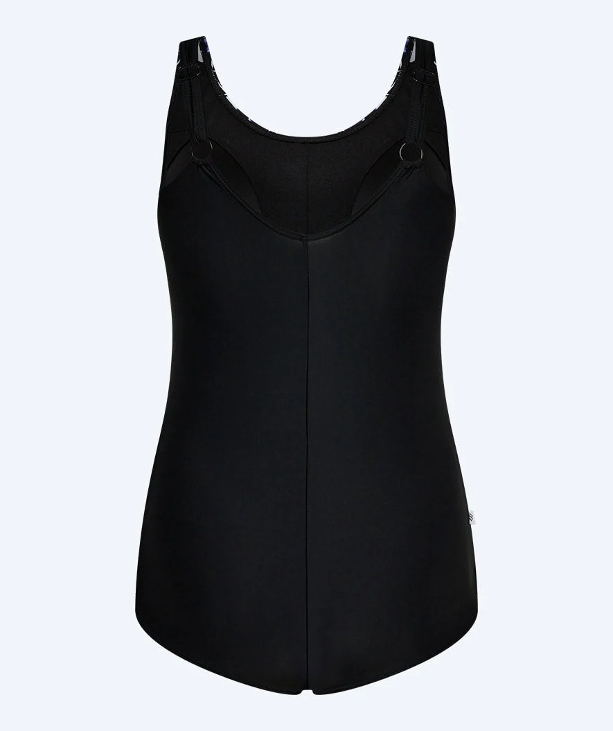 Watery strój kąpielowy dla kobiet plus size w kwiaty - Vale - Czarny - Image 9