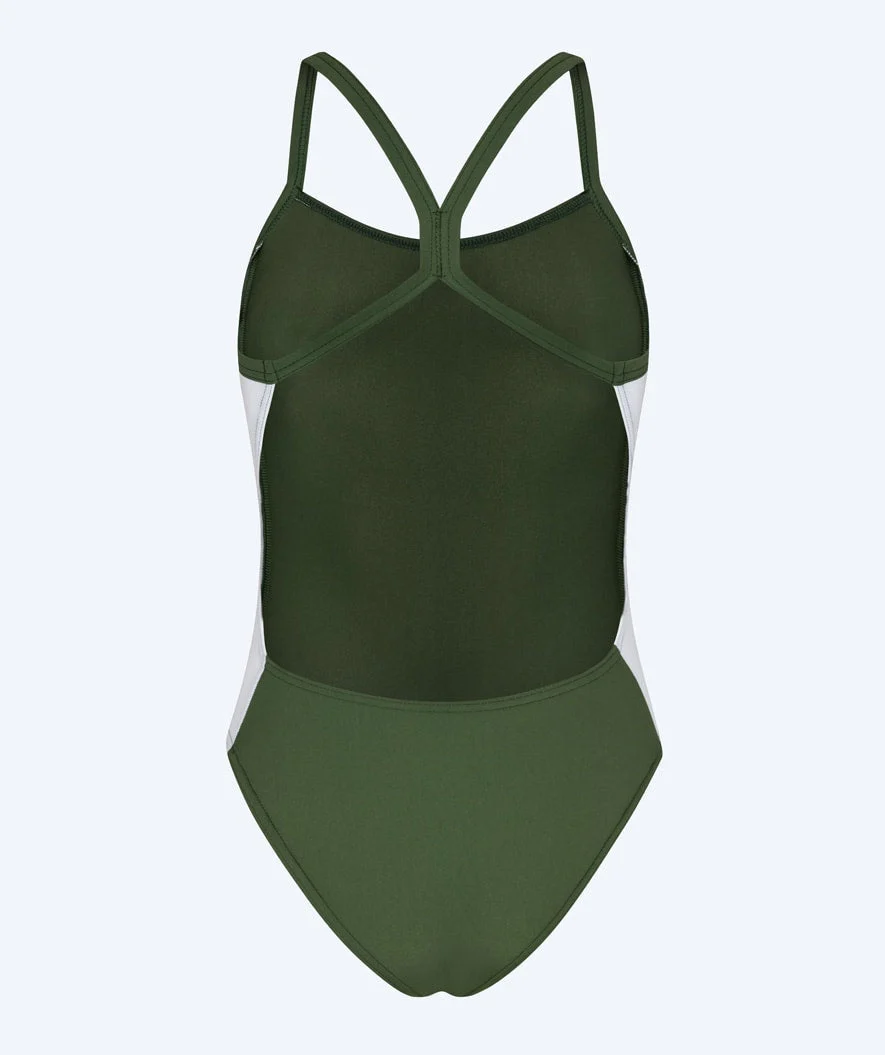 Watery strój kąpielowy dla kobiet - Sidestroke Solid - Forest Green - Image 7