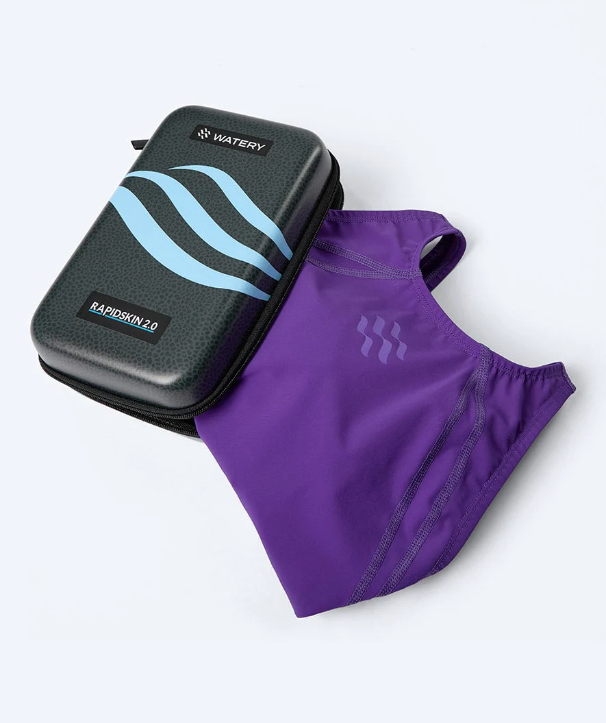 Watery strój kąpielowy na zawody dla kobiet - Rapidskin 2.0 - Fioletowy - Image 12