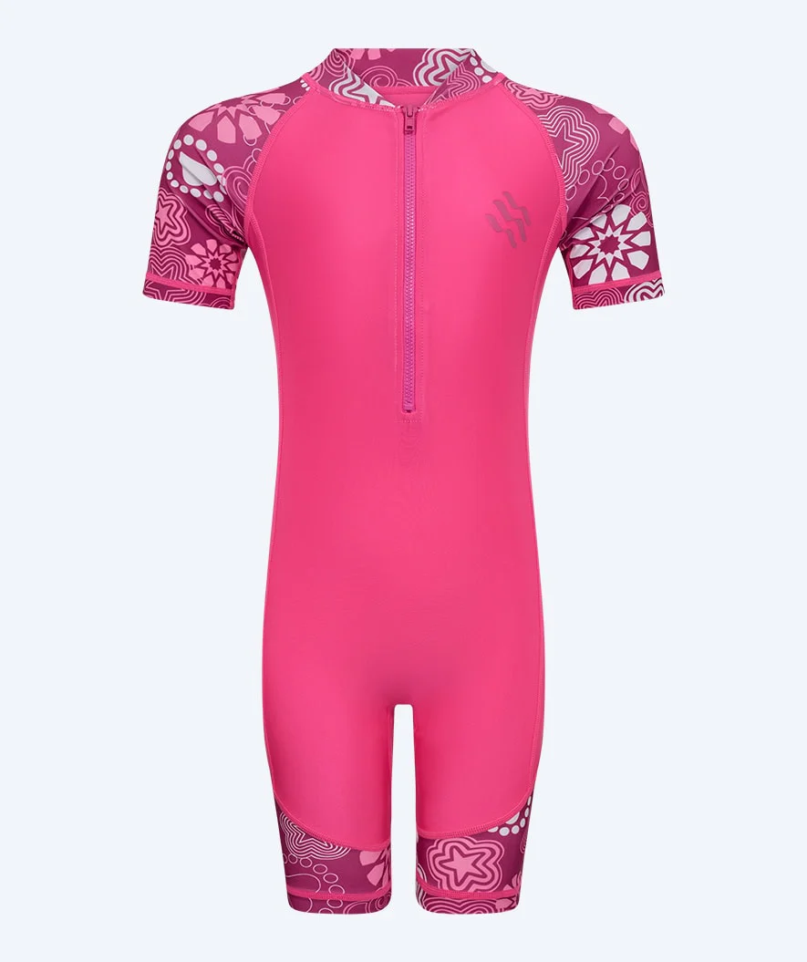 Watery kombinezon UV dla dzieci - Athena Kortærmet Rashguard - Różowy - Image 3