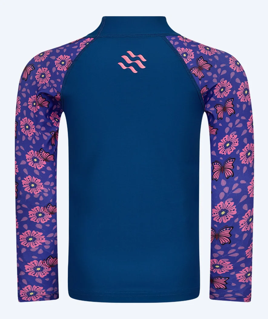 Watery koszulka UV dla dzieci - Osiris Langærmet Rashguard - Fioletowy/Ciemnoniebieski - Image 2