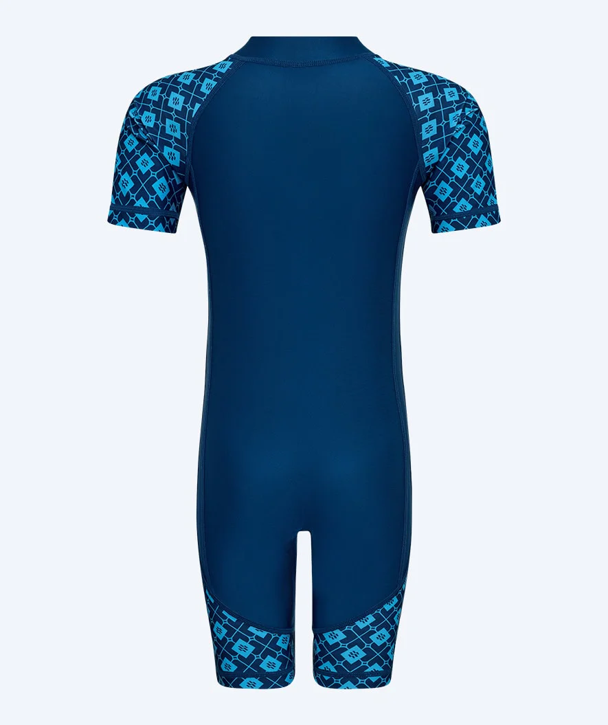 Watery kombinezon UV dla dzieci - Athena Kortærmet Rashguard - Ciemnoniebieski - Image 2