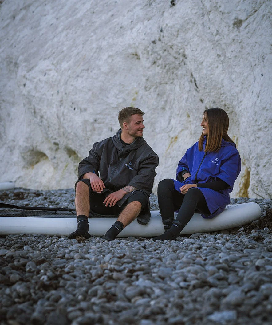 Watery Surf poncho - Wodoodporny - Ciemnoniebieski - Image 18