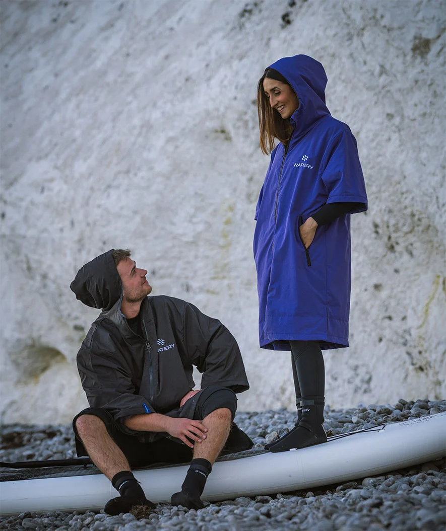 Watery Surf poncho - Wodoodporny - Czarny - Image 20