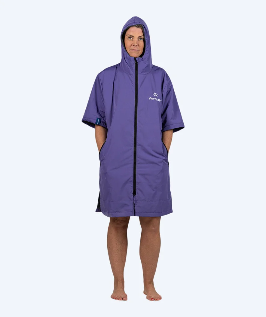 Watery Surf poncho - Wodoodporny - Fioletowy - Image 12