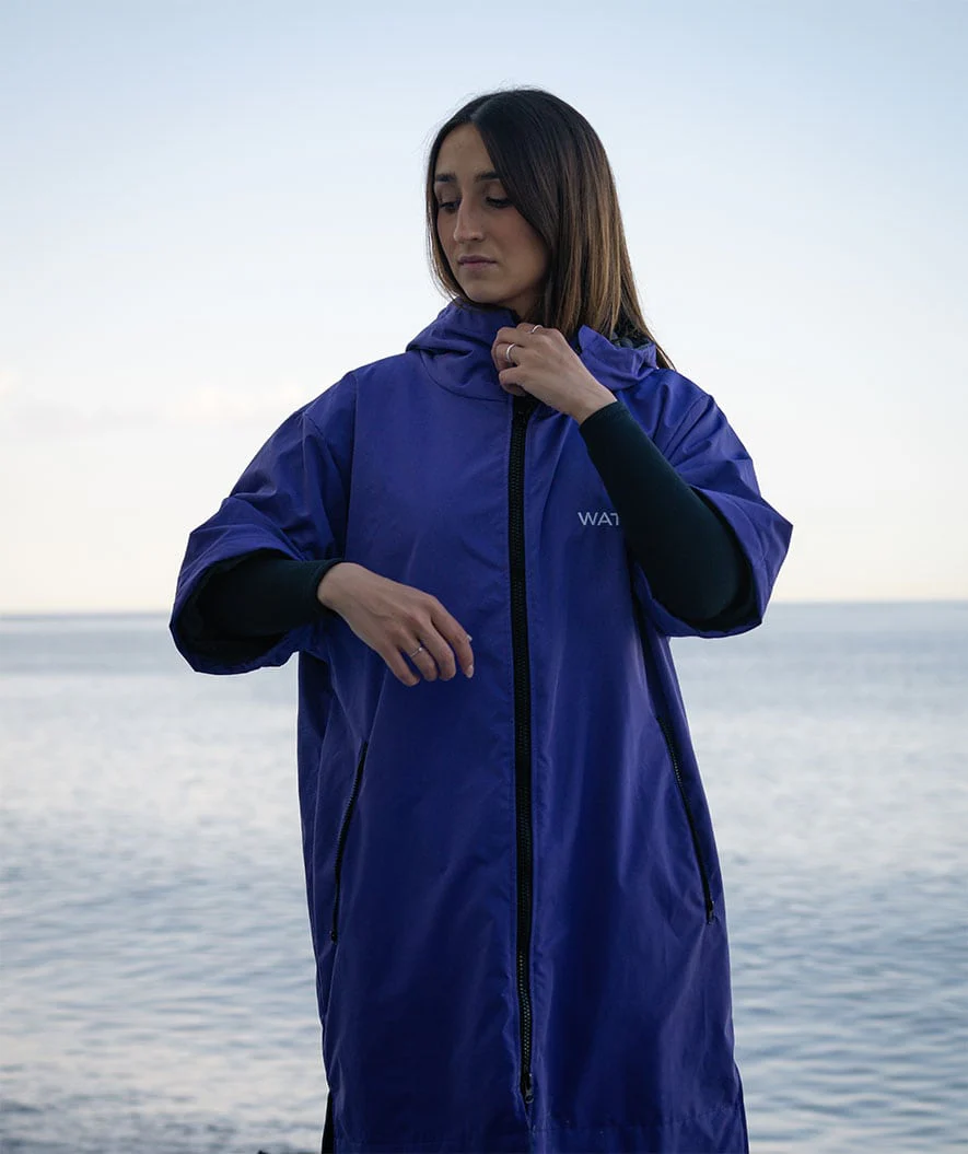 Watery Surf poncho - Wodoodporny - Fioletowy - Image 21