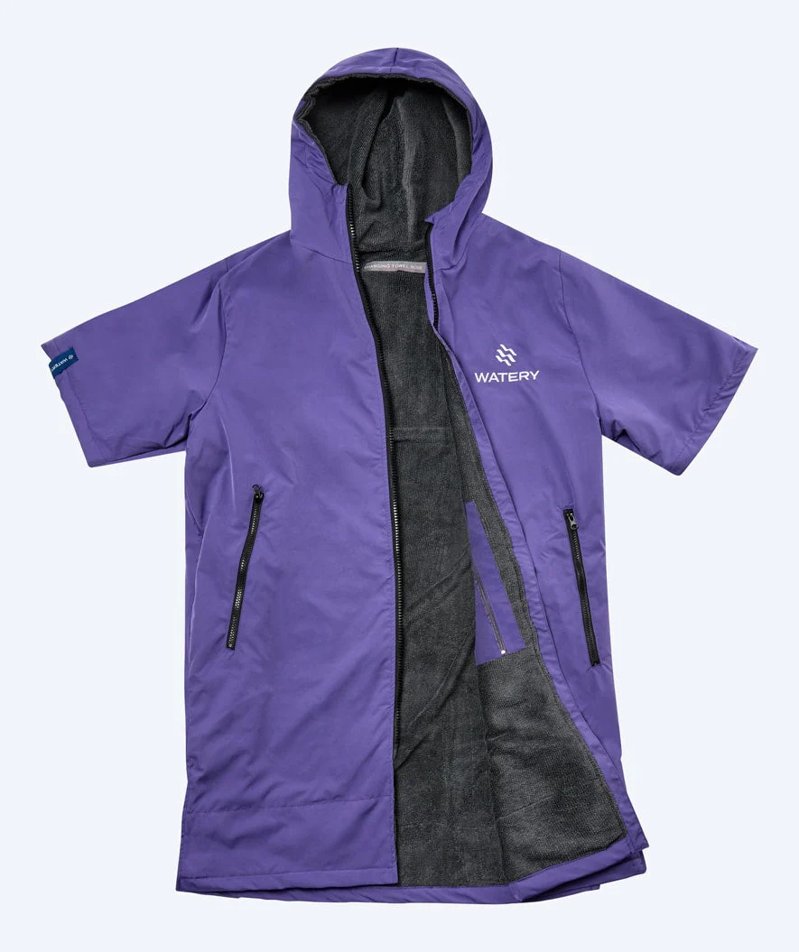 Watery Surf poncho - Wodoodporny - Fioletowy - Image 3