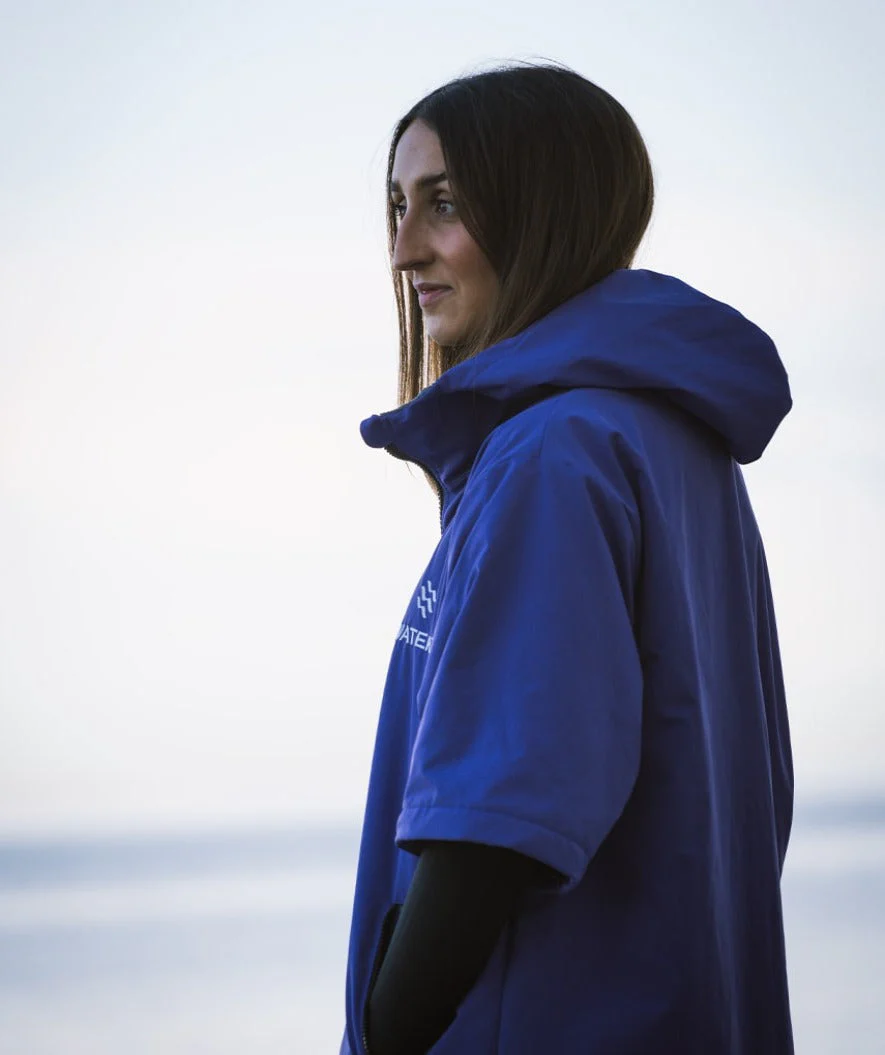 Watery Surf poncho - Wodoodporny - Fioletowy - Image 4