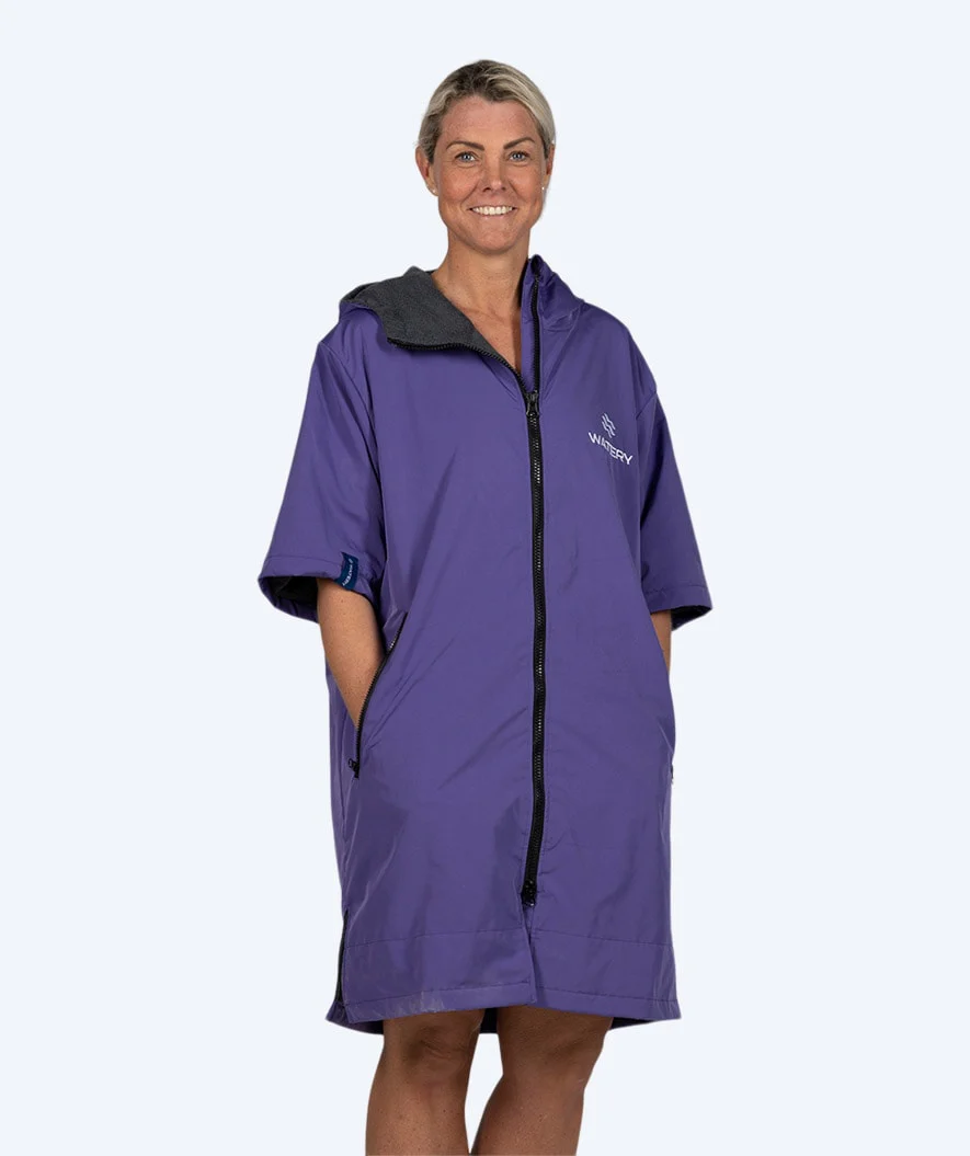 Watery Surf poncho - Wodoodporny - Fioletowy - Image 7