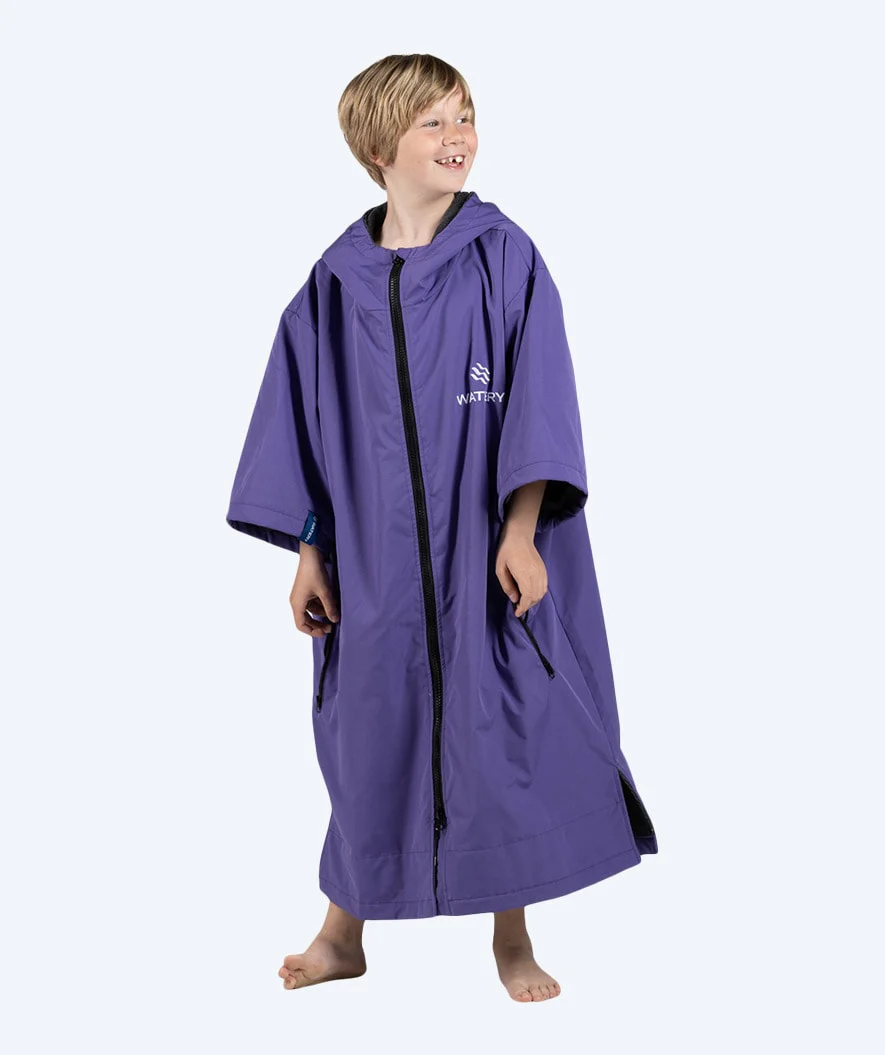 Watery Surf poncho - Wodoodporny - Fioletowy - Image 8
