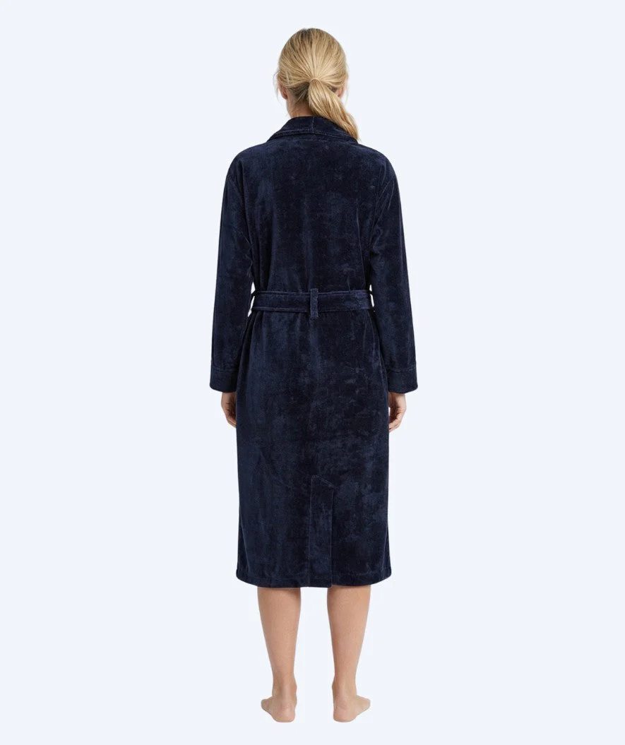 Watery szlafrok kąpielowy dla kobiet - Mariana - Granatowy - Image 2