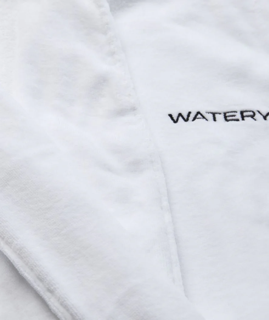 Watery szlafrok kąpielowy dla mężczyzn - Mariana - Biały - Image 8