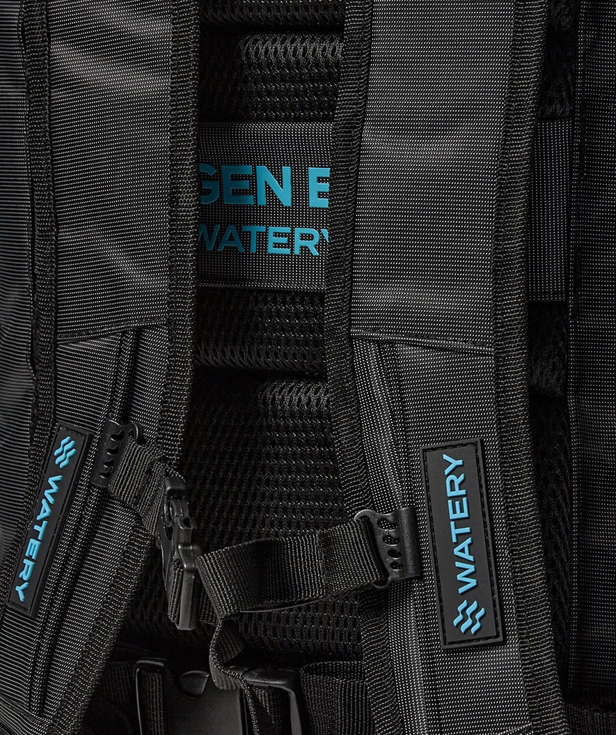 Watery torba pływacka - Oxygen Elite 45L - Czarny - Image 18