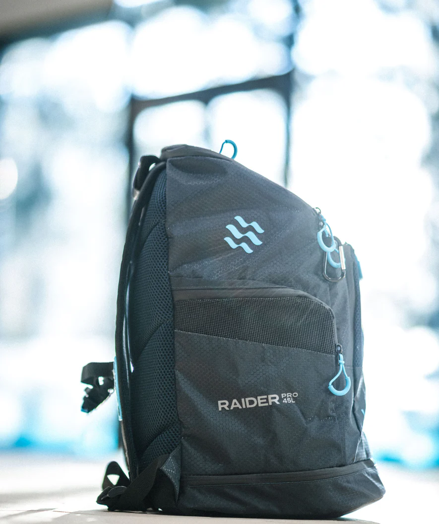 Watery torba pływacka - Raider Pro 45L - Ciemnoniebieski/Niebieski - Image 4