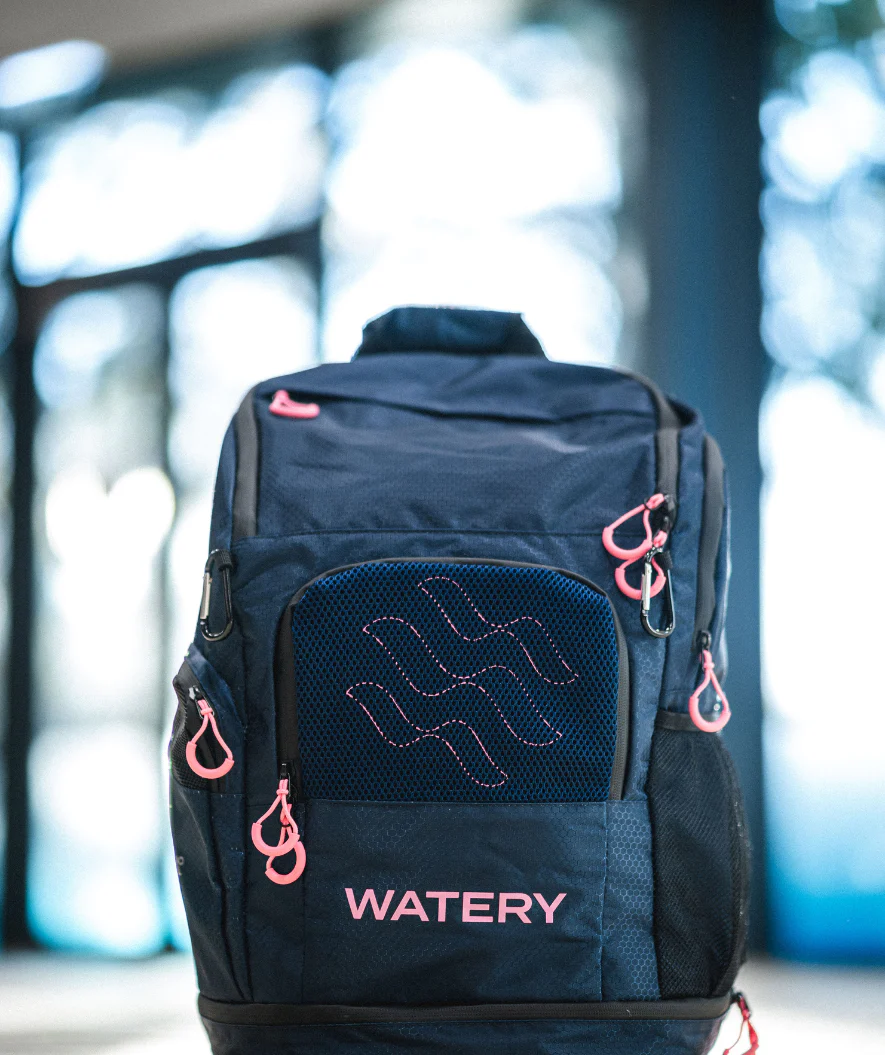 Watery torba pływacka - Raider Pro 45L - Fioletowy/jasnoróżowy - Image 22
