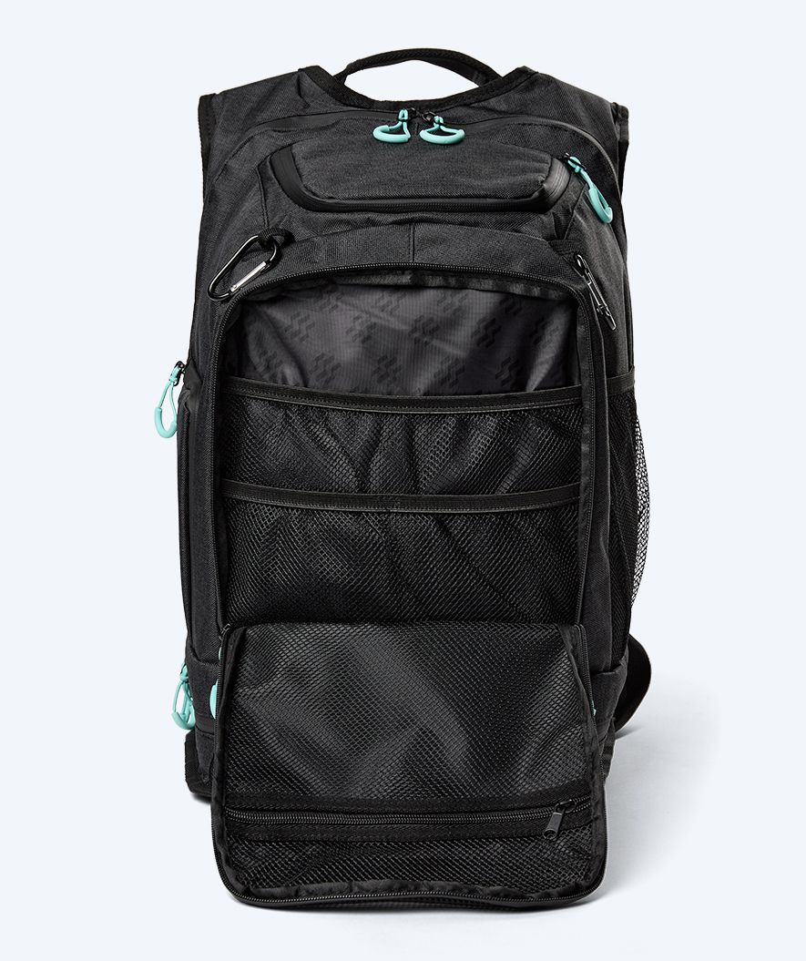 Watery torba pływacka - Viper Elite 45L - Czarna/jasnoniebieska - Image 14