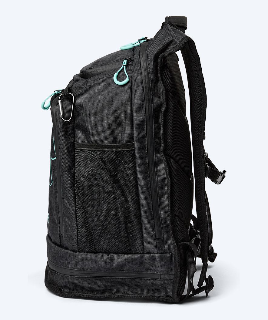 Watery torba pływacka - Viper Elite 45L - Czarna/jasnoniebieska - Image 5