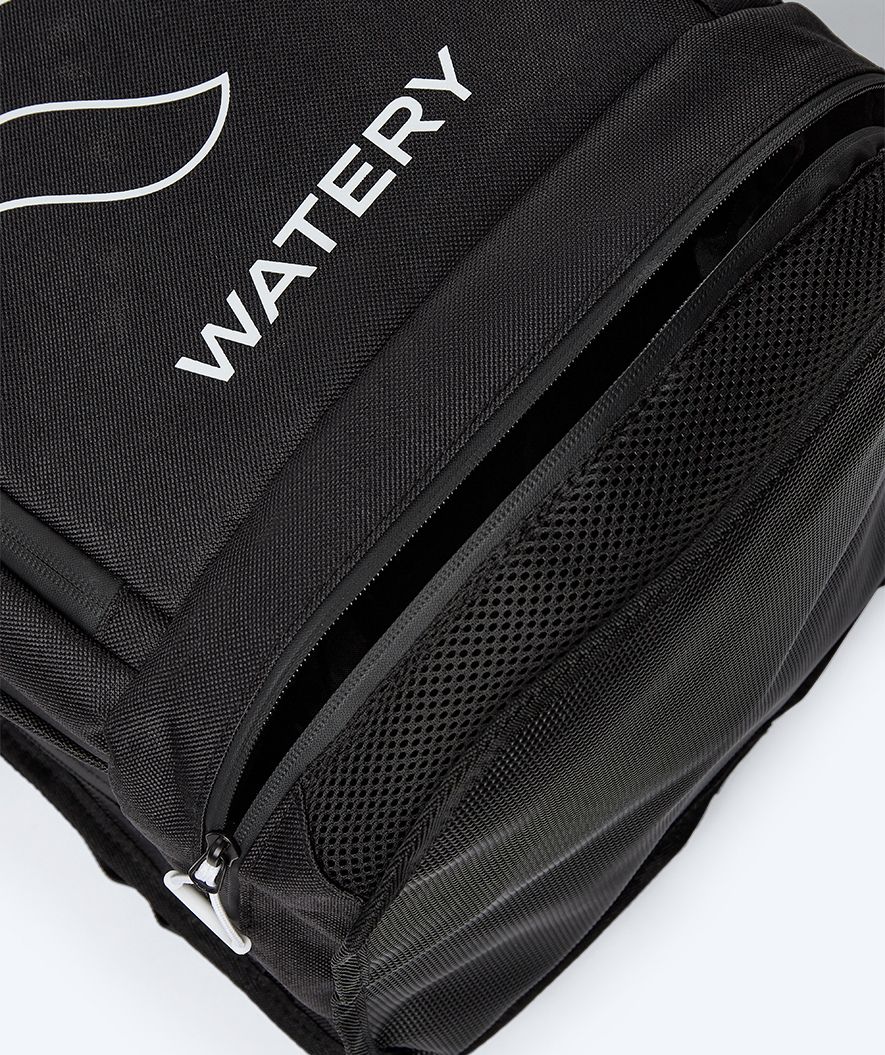 Watery torba pływacka - Viper Elite 45L - Czarny/biały - Image 15