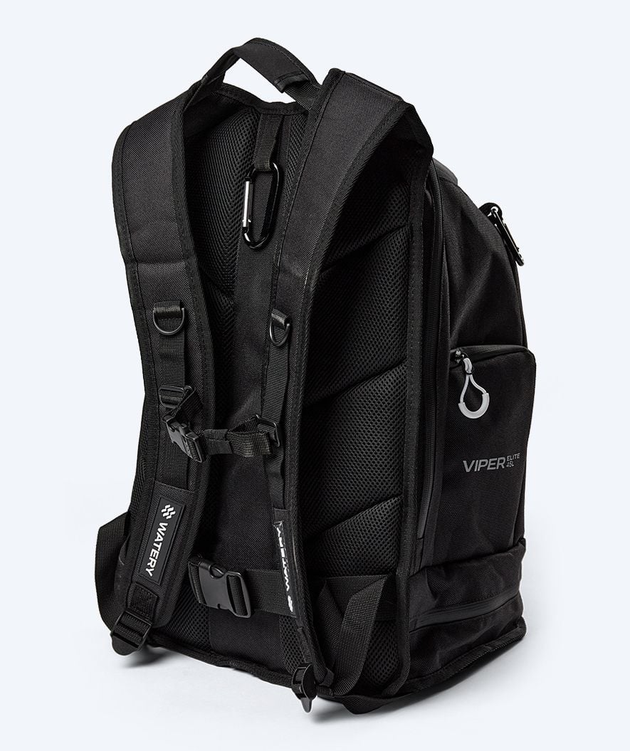 Watery torba pływacka - Viper Elite 45L - Czarny/biały - Image 2