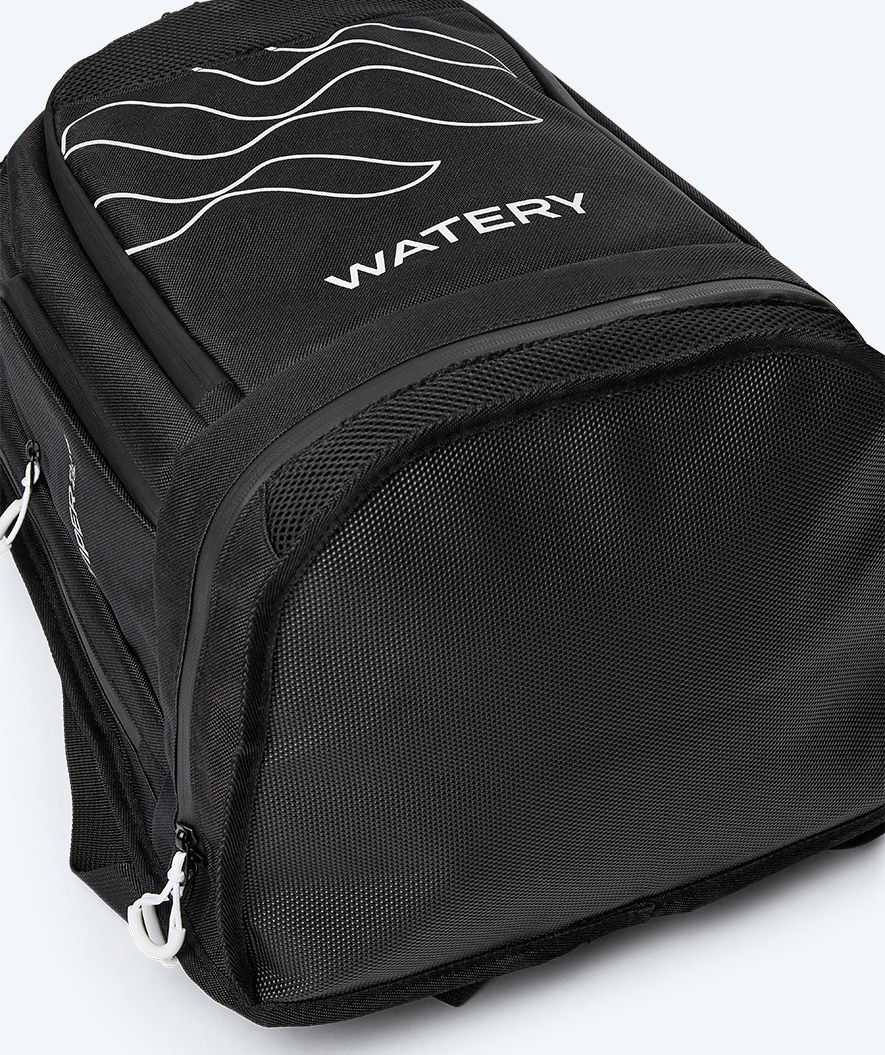 Watery torba pływacka - Viper Elite 45L - Czarny/biały - Image 7