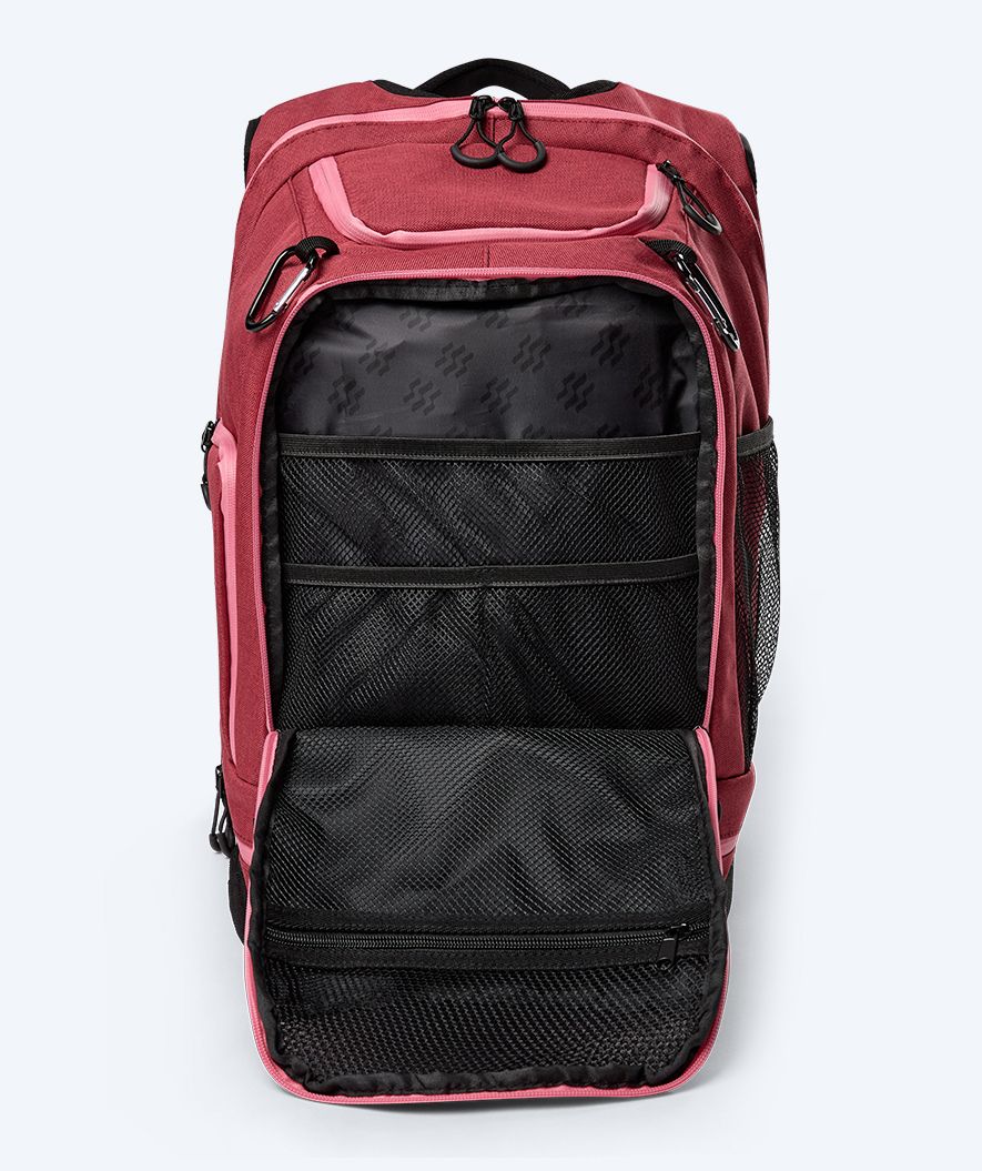 Watery torba pływacka - Viper Elite 45L - Czerwony/jasnoróżowy - Image 15