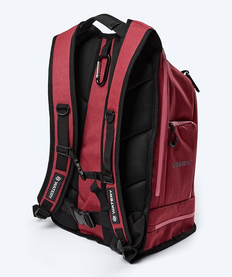 Watery torba pływacka - Viper Elite 45L - Czerwony/jasnoróżowy - Image 2