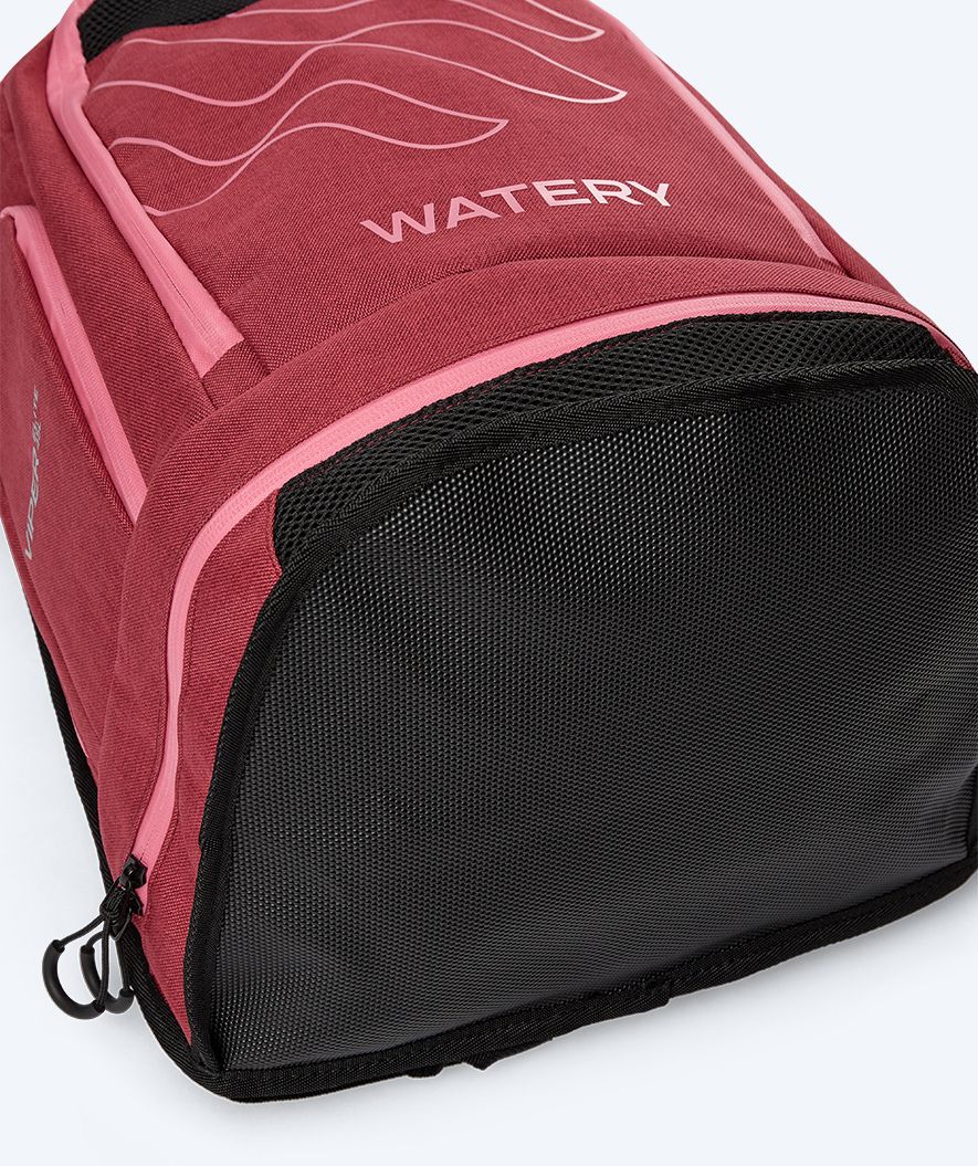 Watery torba pływacka - Viper Elite 45L - Czerwony/jasnoróżowy - Image 9