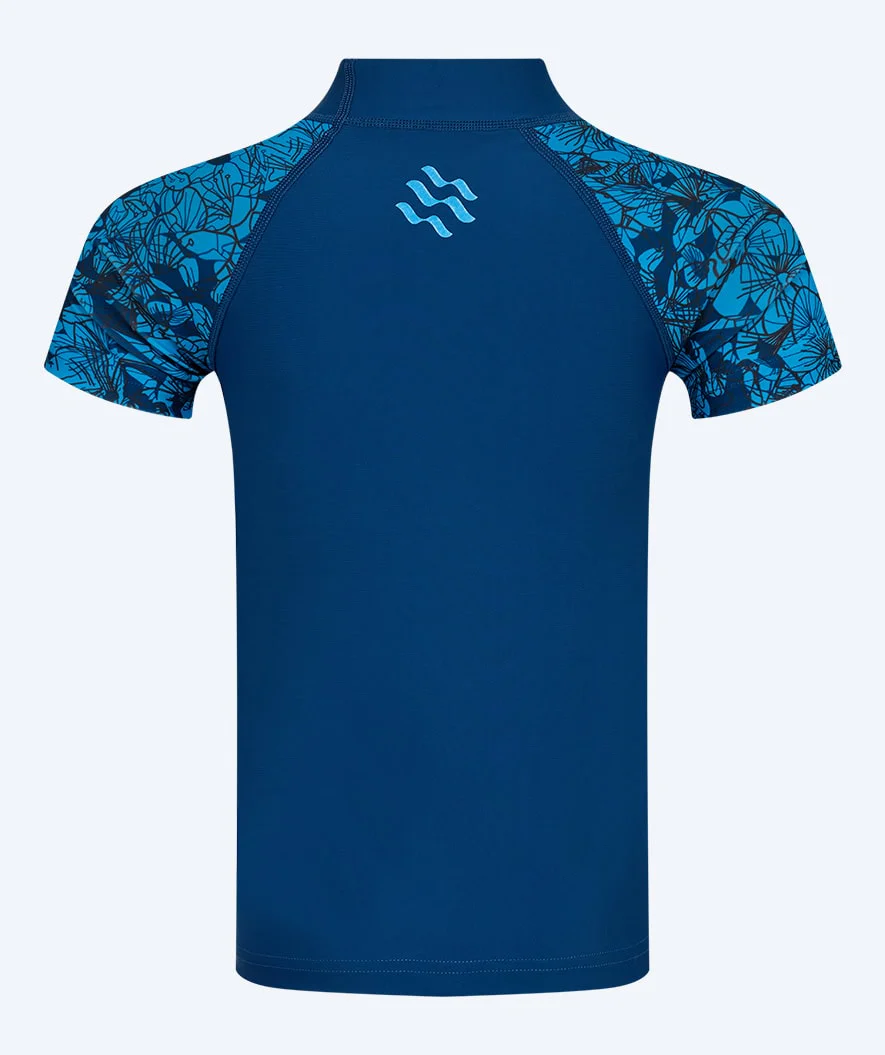 Watery koszulka UV dla dzieci - Katsu Kortærmet Rashguard - Niebieski/ciemnoniebieski - Image 2