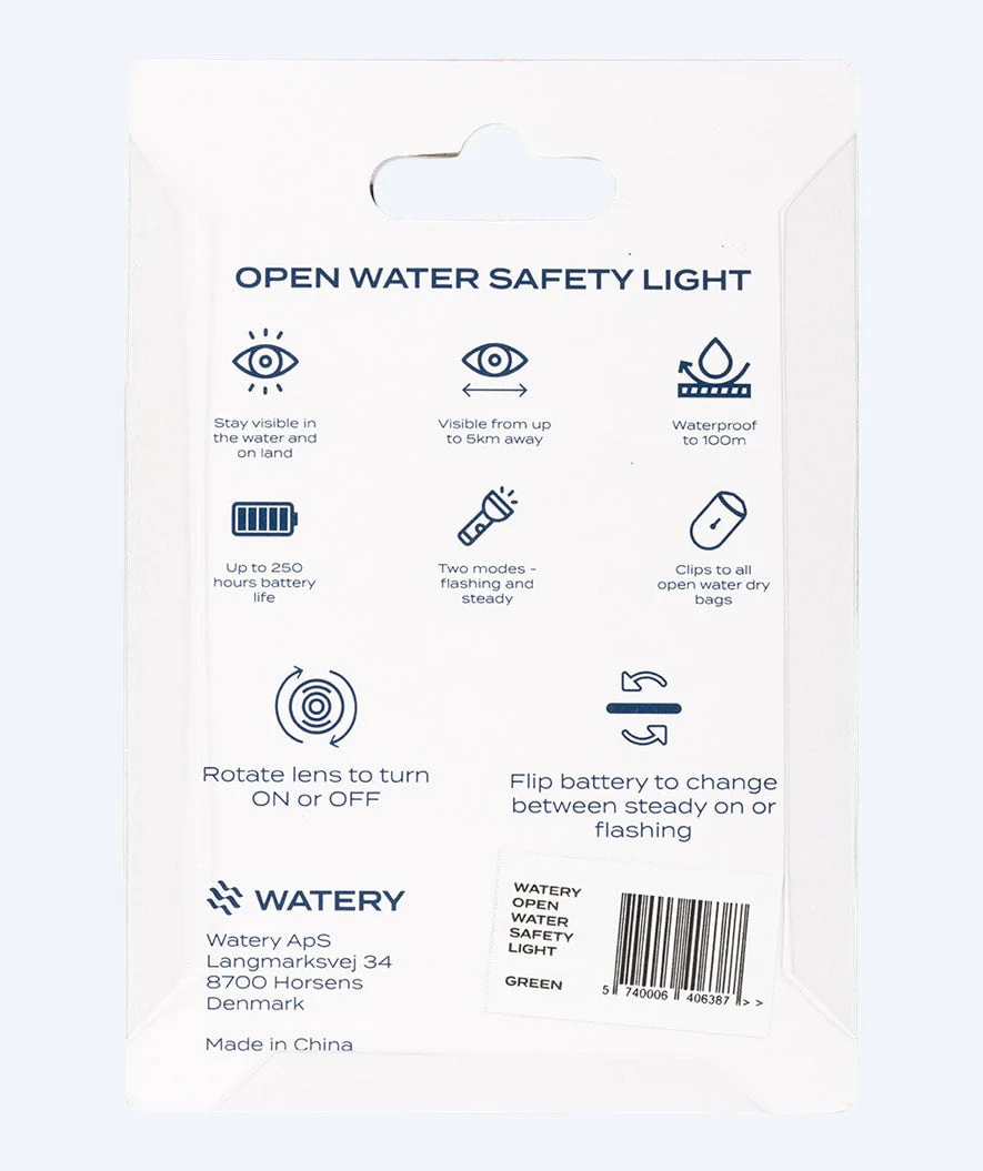 Watery wodoodporna lampka LED do torby pływackiej - Pro - Zielony - Image 4